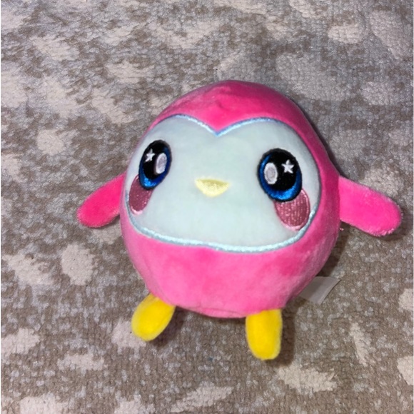 Squeezamals Pink Penguin Scented Squishy Stuffed Plush 3.5” NWT - Picture 2 of 3